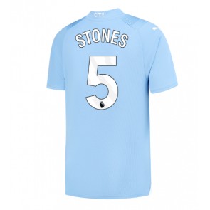 Manchester City John Stones #5 Replika Hjemmebanetrøje 2023-24 Kortærmet